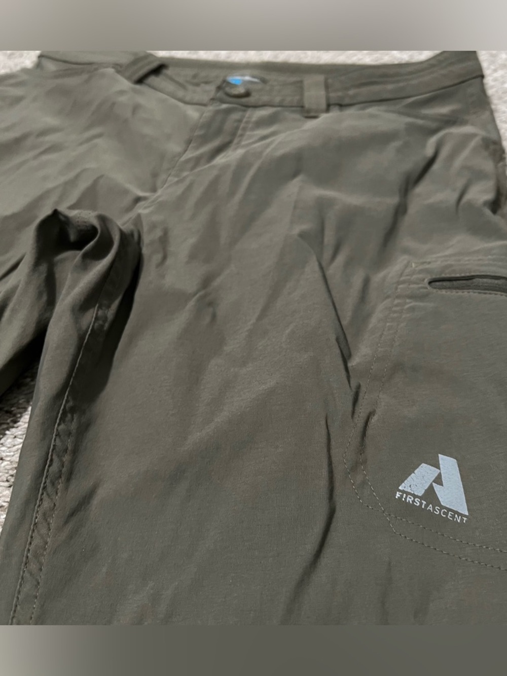 Eddie Bauer Women’s Nylon Blend Olive First Ascent Cargo Hiking Pants Sz 10 - Picture 12 of 13